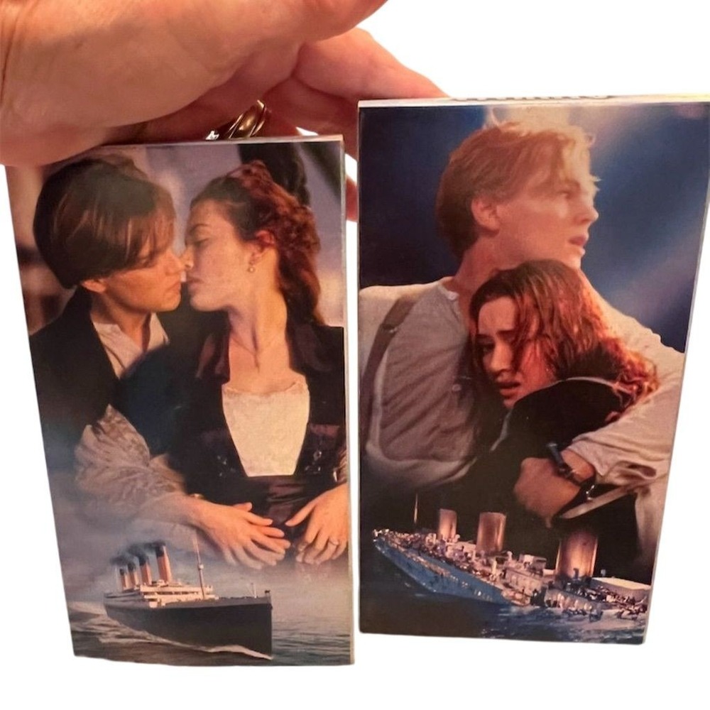 Titanic VHS‎ 2-Tape Set 1997 Leonardo DiCaprio Kate Winslet Drama PG-13 tested
